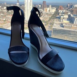 JLO wedges with ankle strap